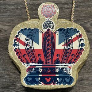 Disney Epcot United Kingdom Royalty Crown Crossbody Bag Limited Edition 2020